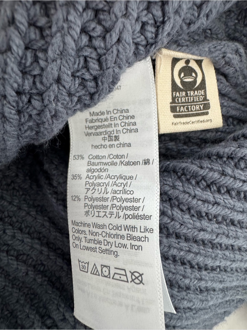NWT Rib Raglan-Sleeve Cardigan Size M - Picture 8 of 8